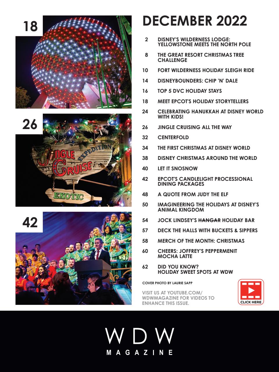 WDW Magazine Preview Pages