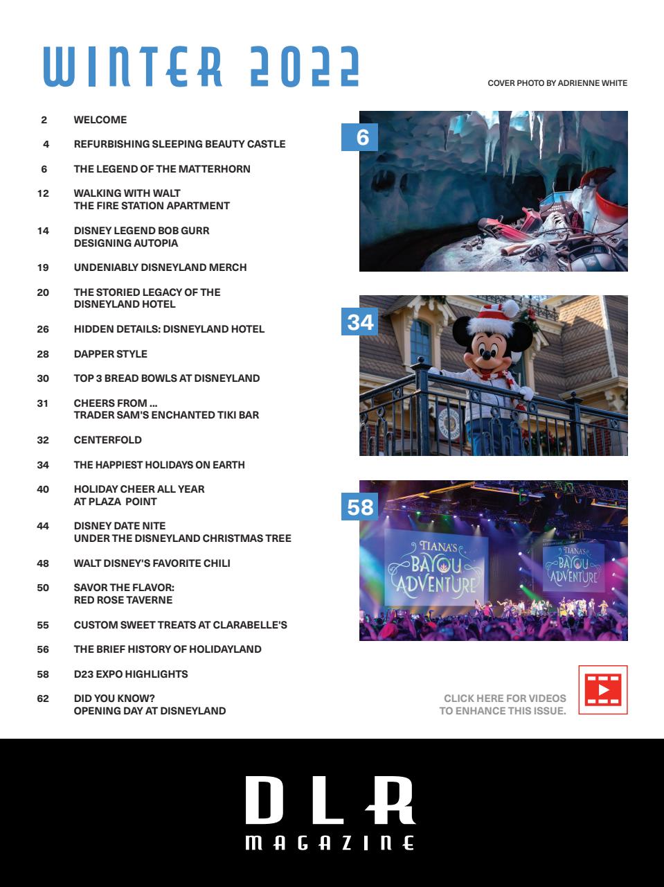 WDW Magazine Preview Pages