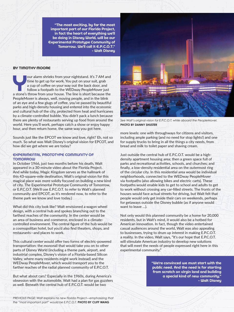 WDW Magazine Preview Pages