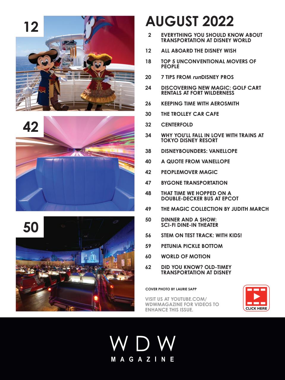 WDW Magazine Preview Pages