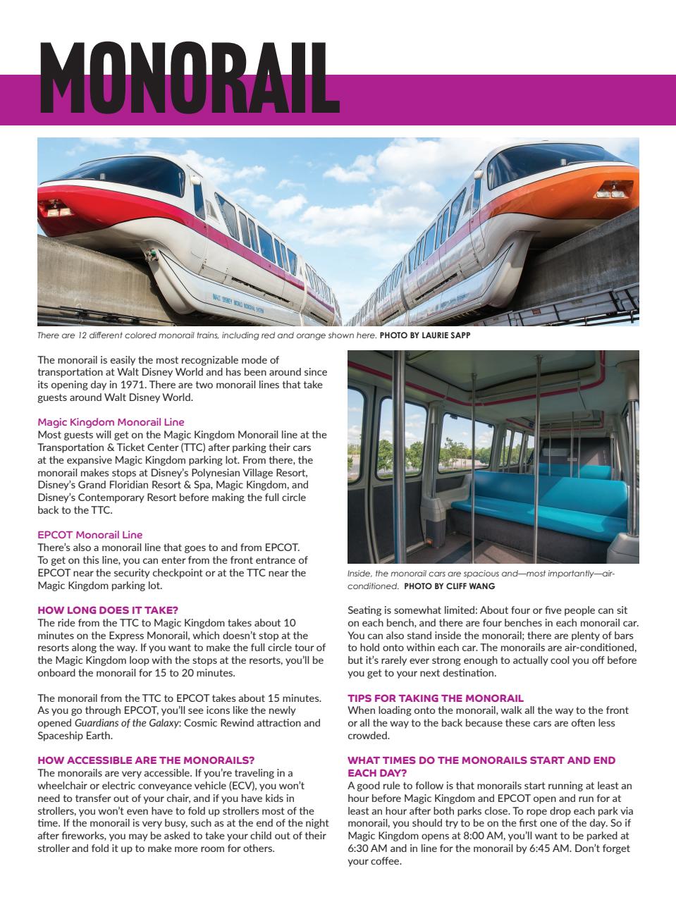WDW Magazine Preview Pages