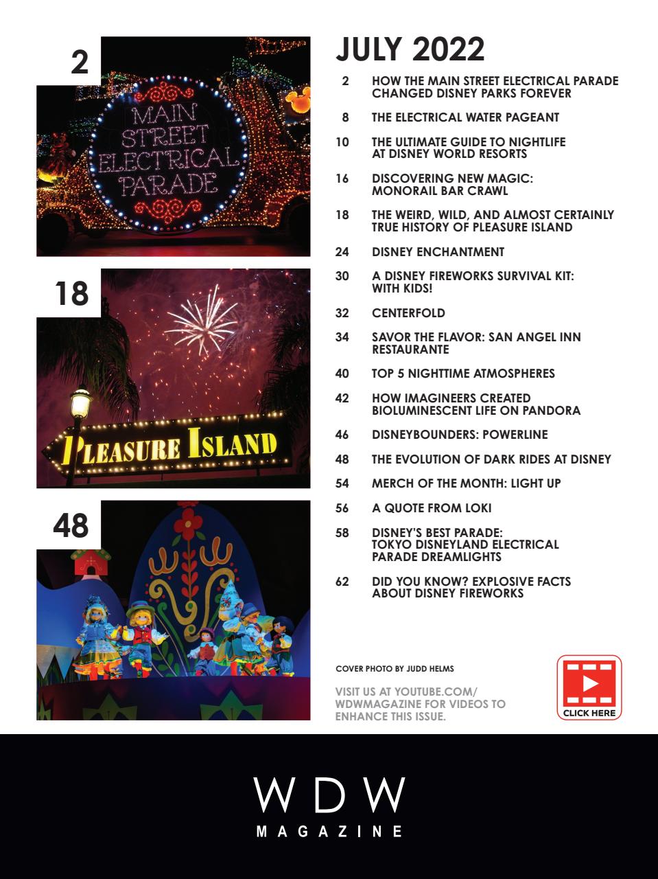 WDW Magazine Preview Pages