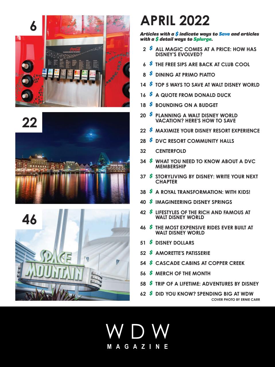 WDW Magazine Preview Pages