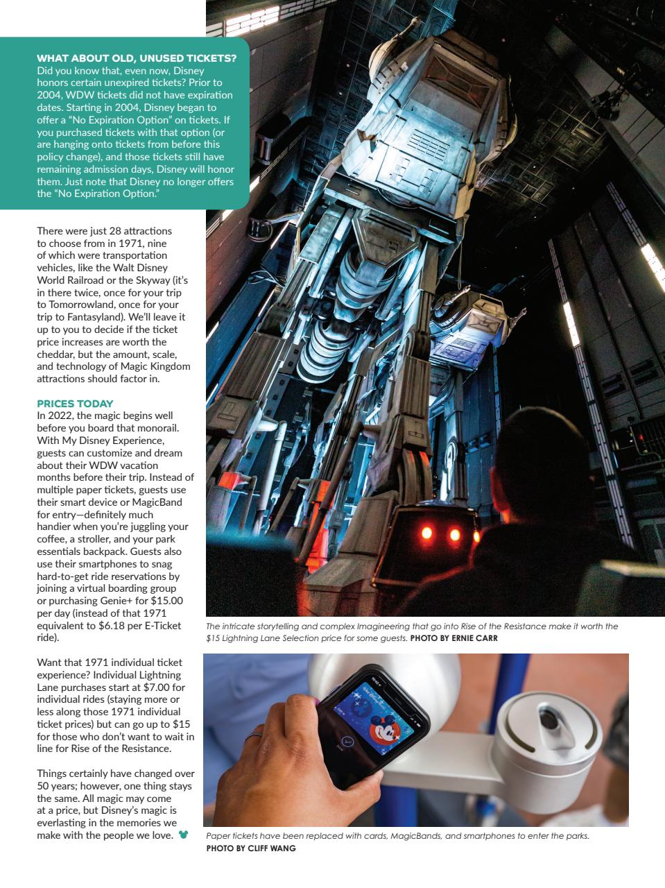 WDW Magazine Preview Pages