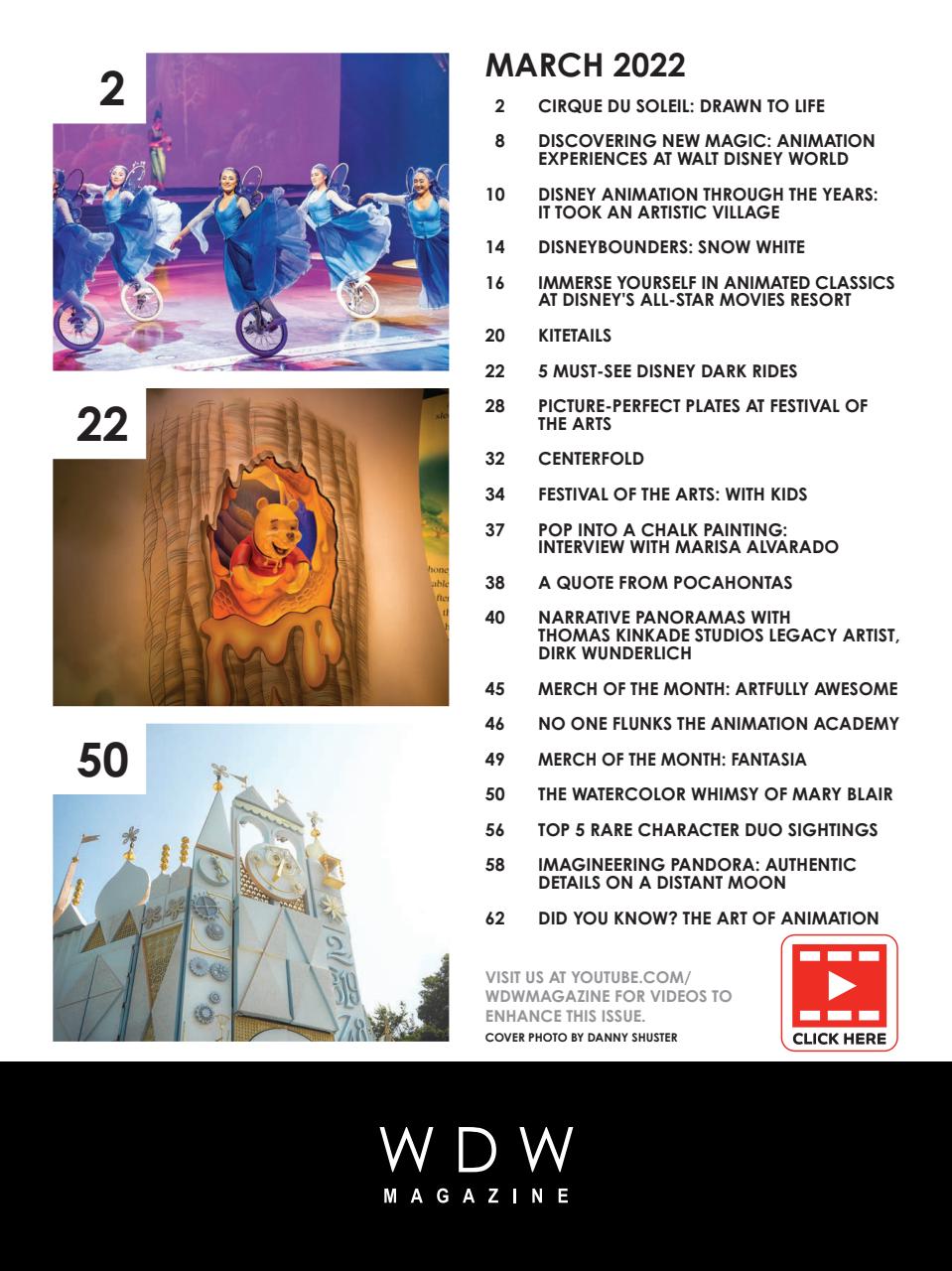 WDW Magazine Preview Pages