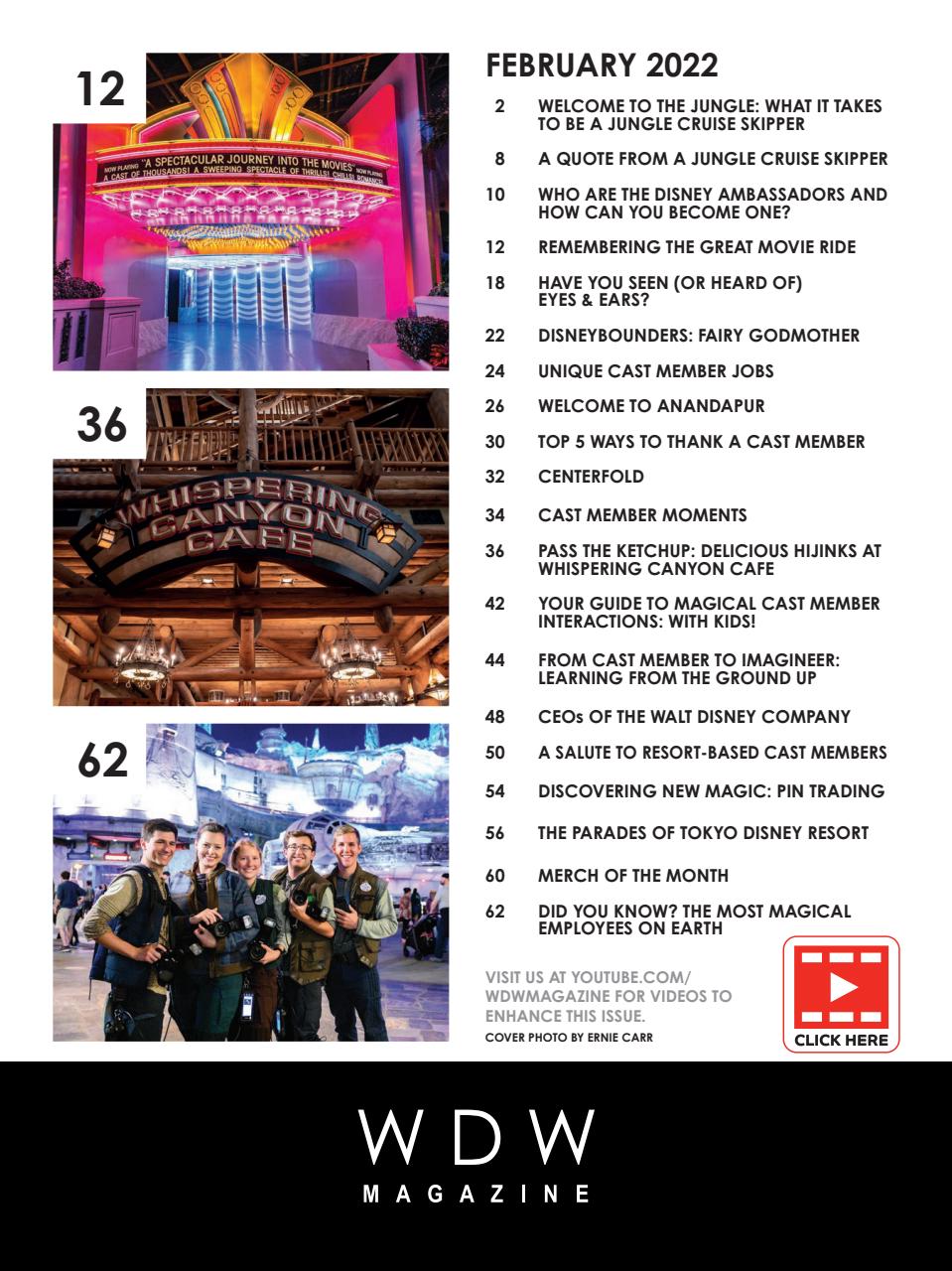 WDW Magazine Preview Pages