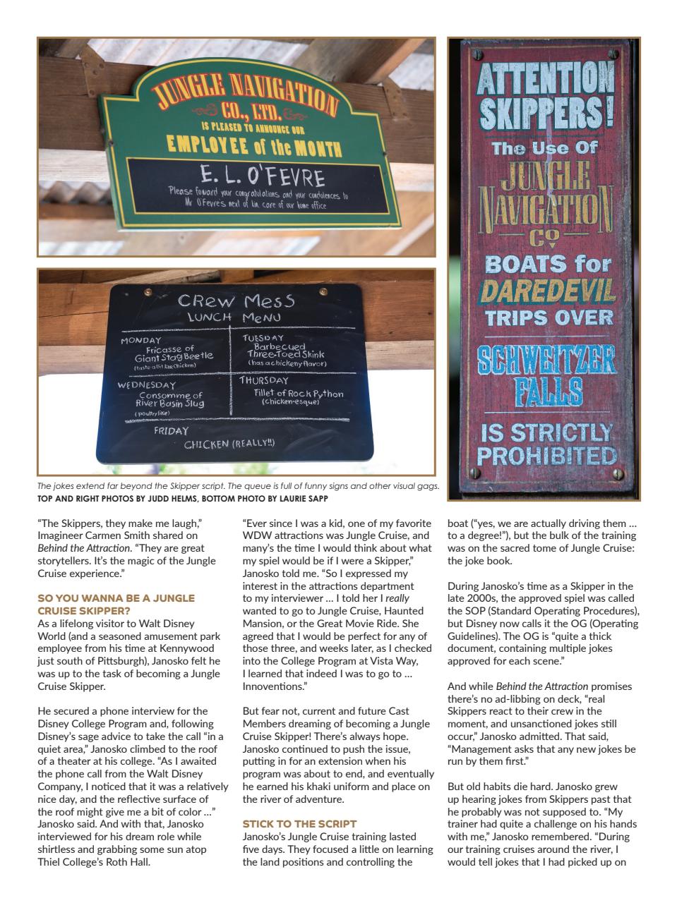 WDW Magazine Preview Pages