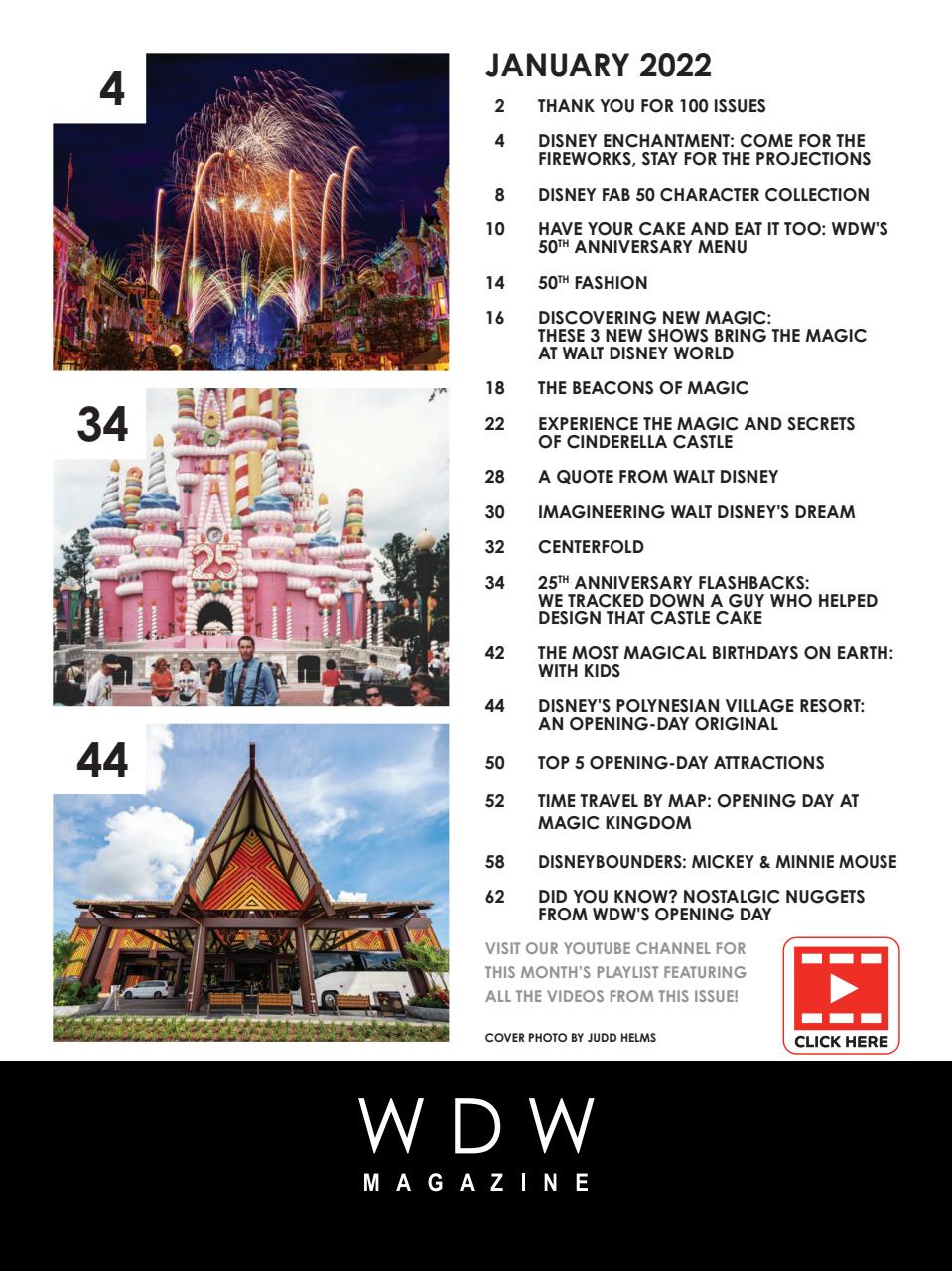 WDW Magazine Preview Pages