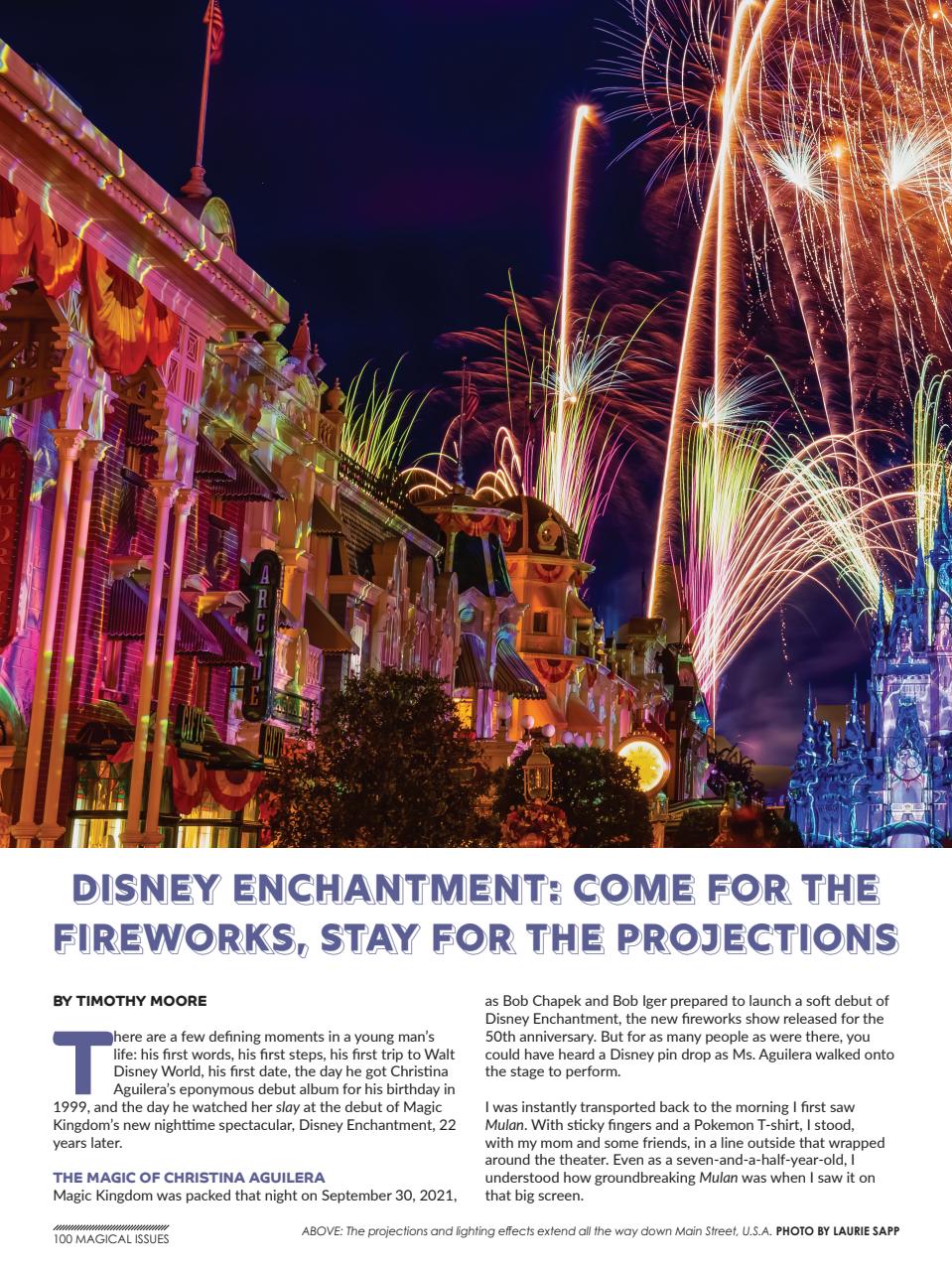 WDW Magazine Preview Pages