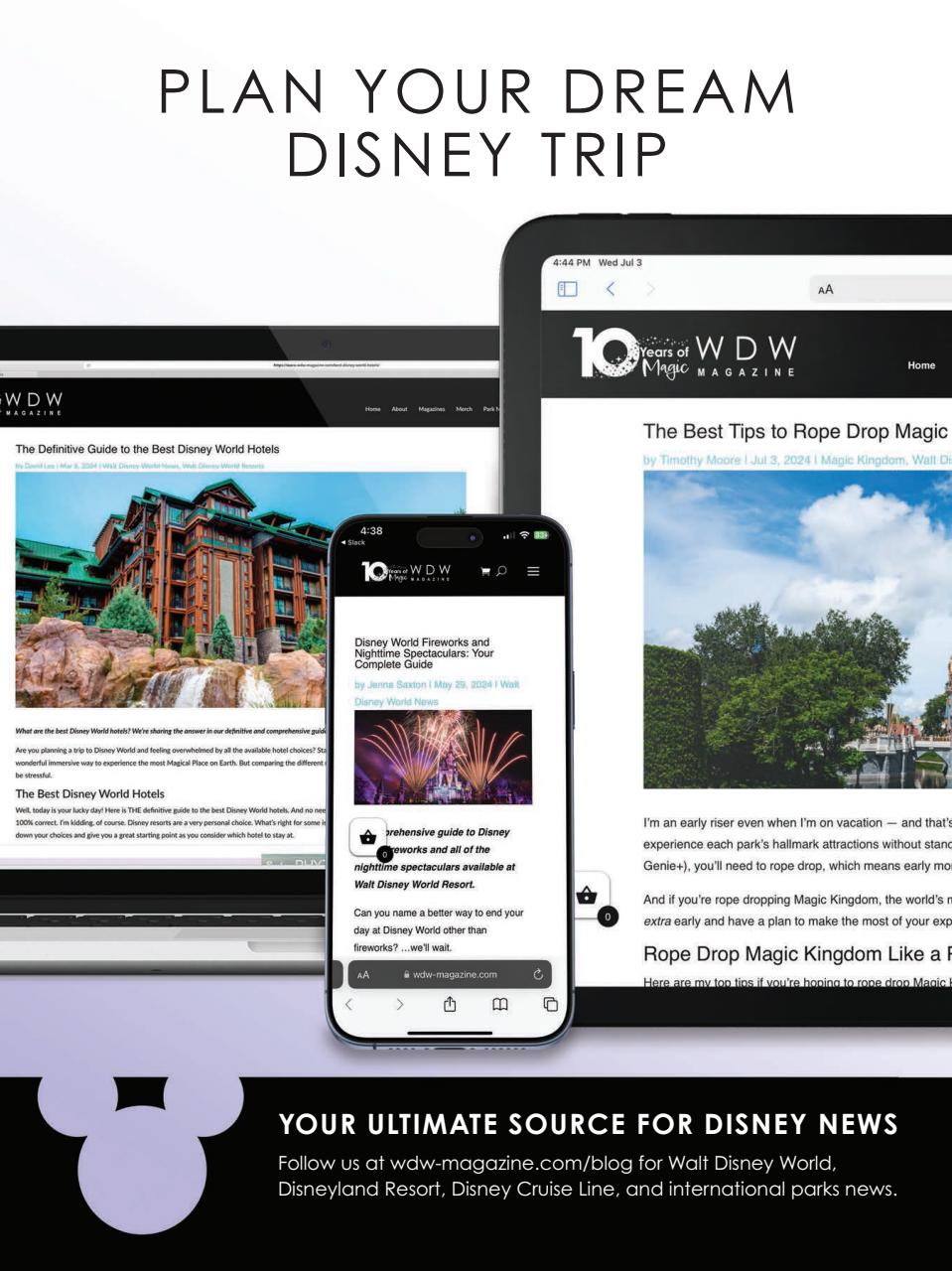 WDW Magazine Preview Pages