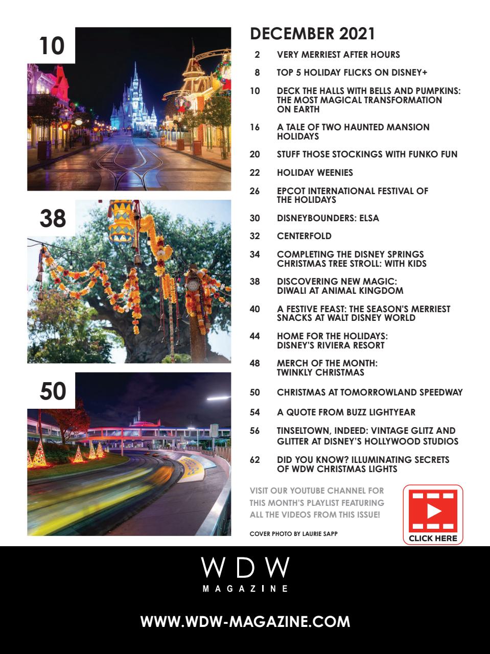 WDW Magazine Preview Pages