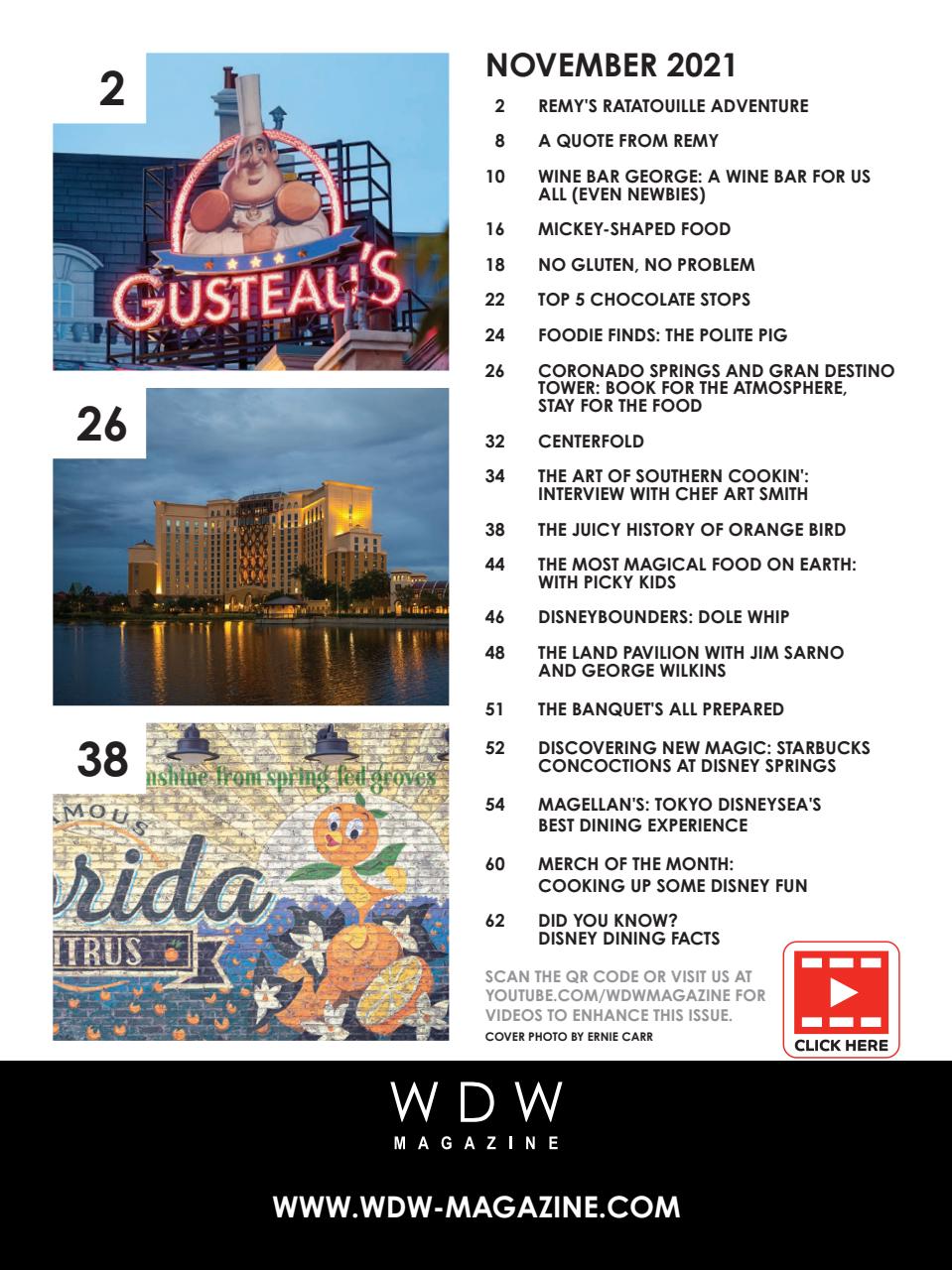 WDW Magazine Preview Pages
