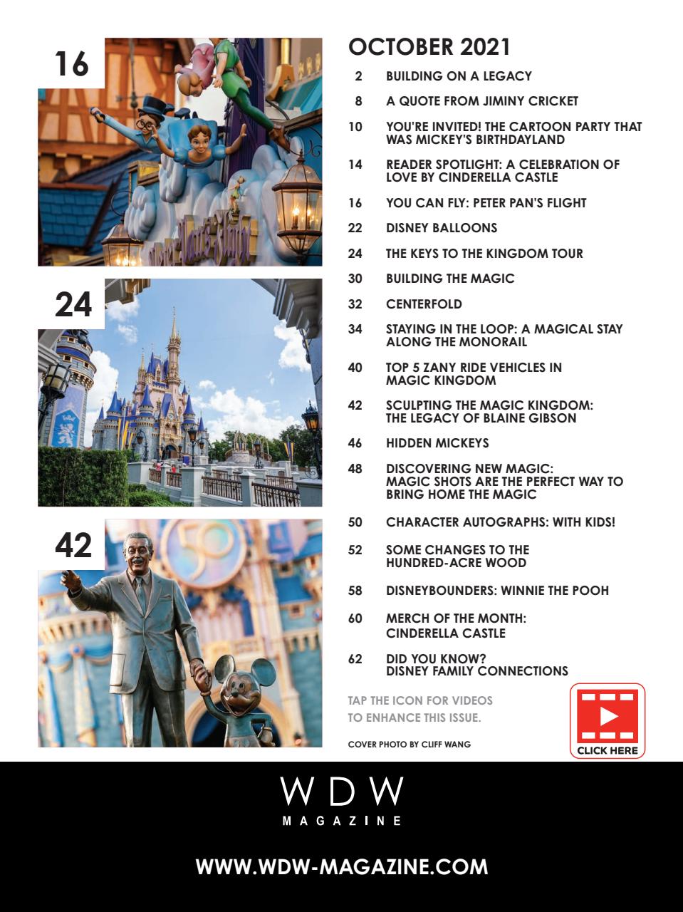 WDW Magazine Preview Pages
