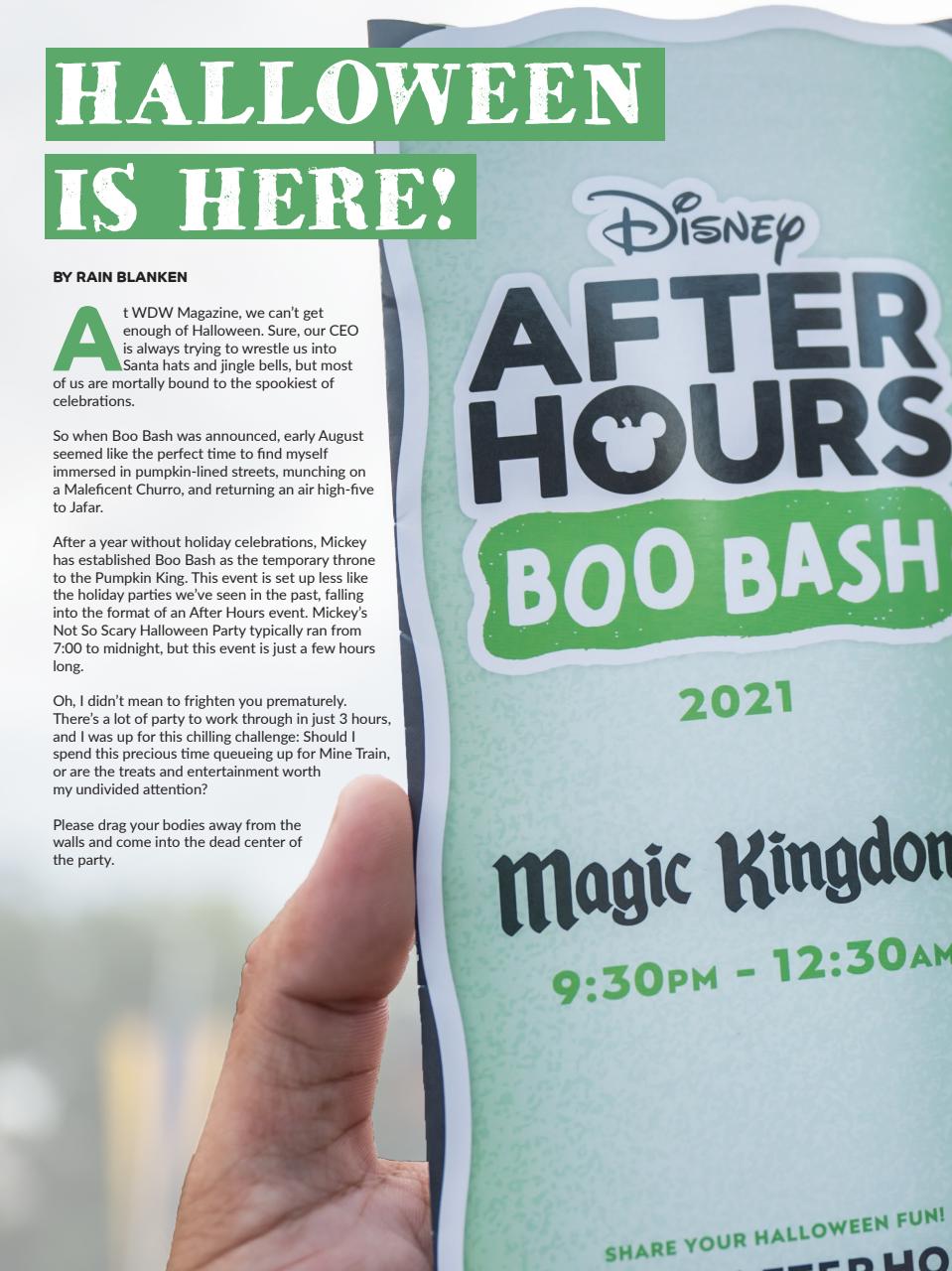 WDW Magazine Preview Pages