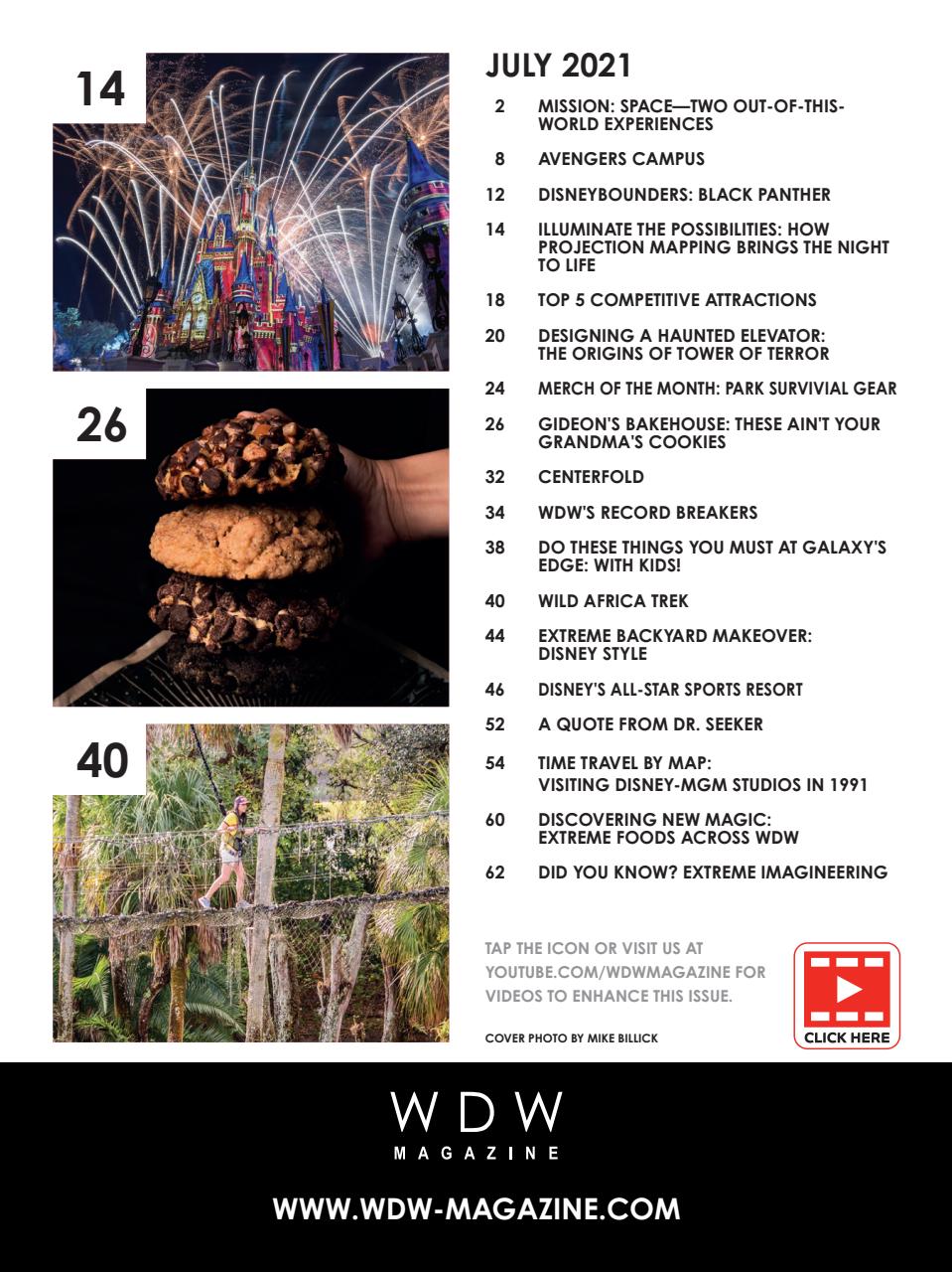 WDW Magazine Preview Pages
