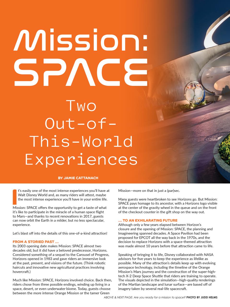 WDW Magazine Preview Pages