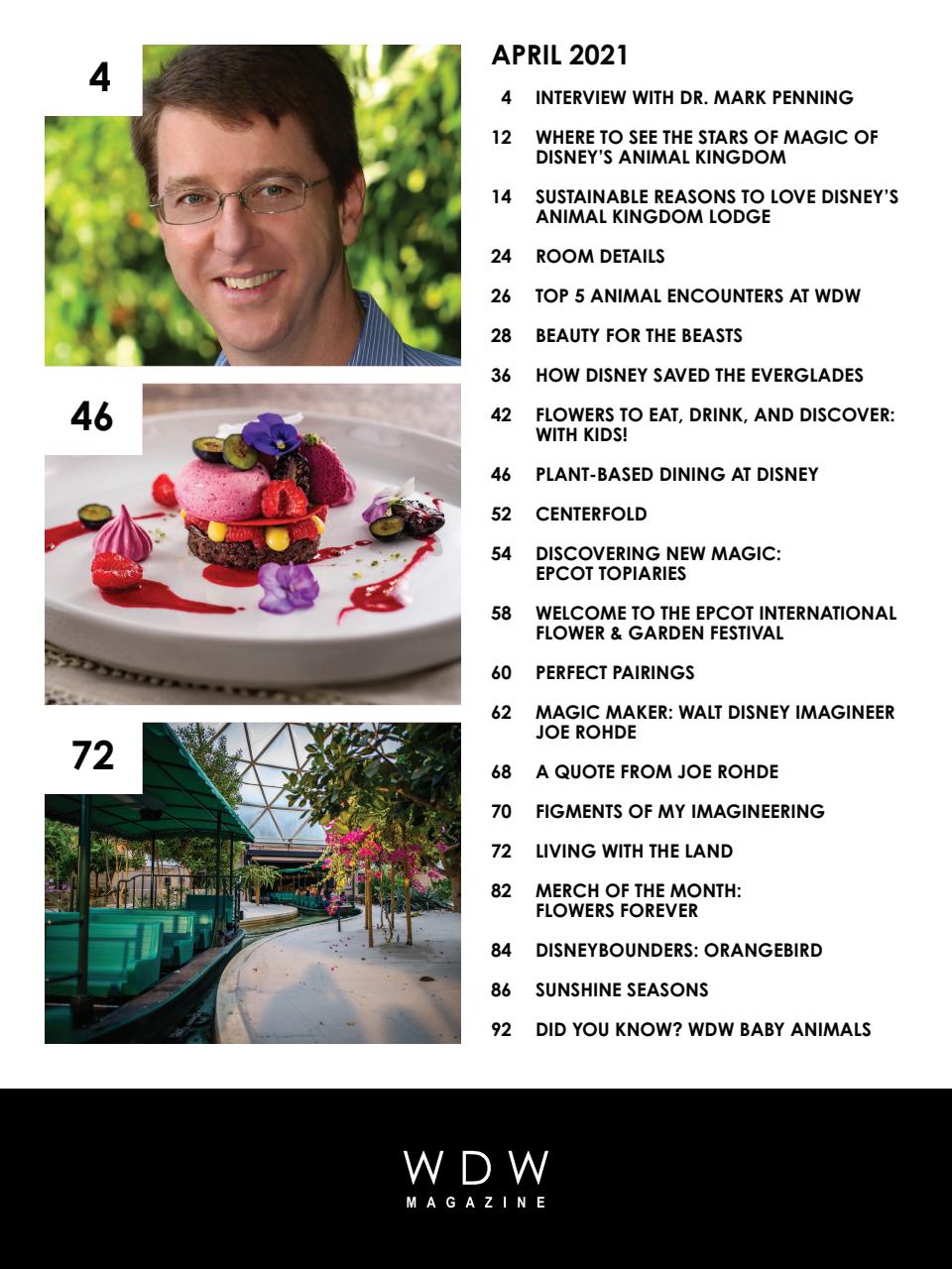 WDW Magazine Preview Pages