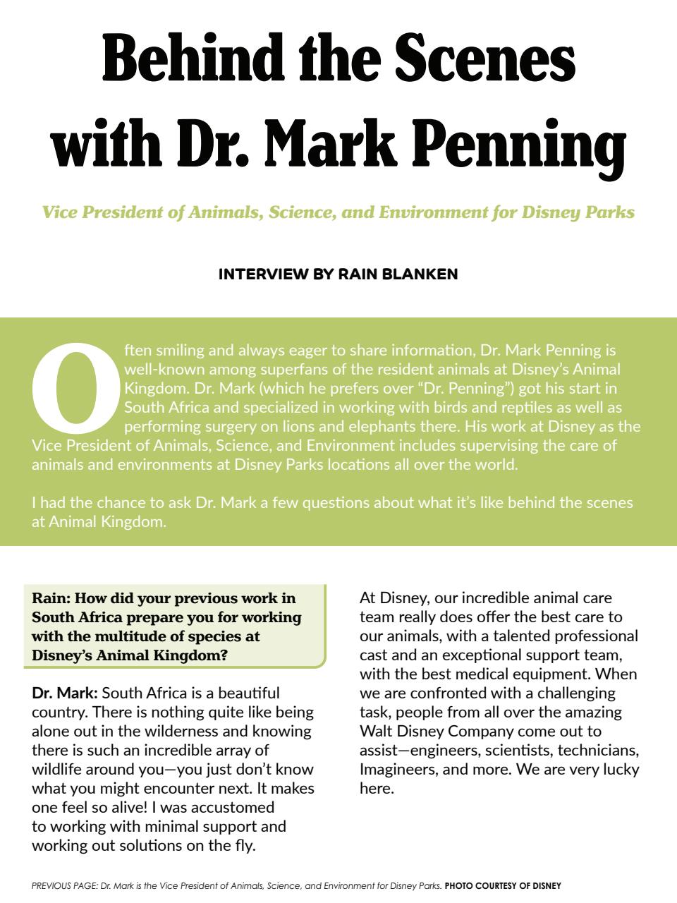 WDW Magazine Preview Pages