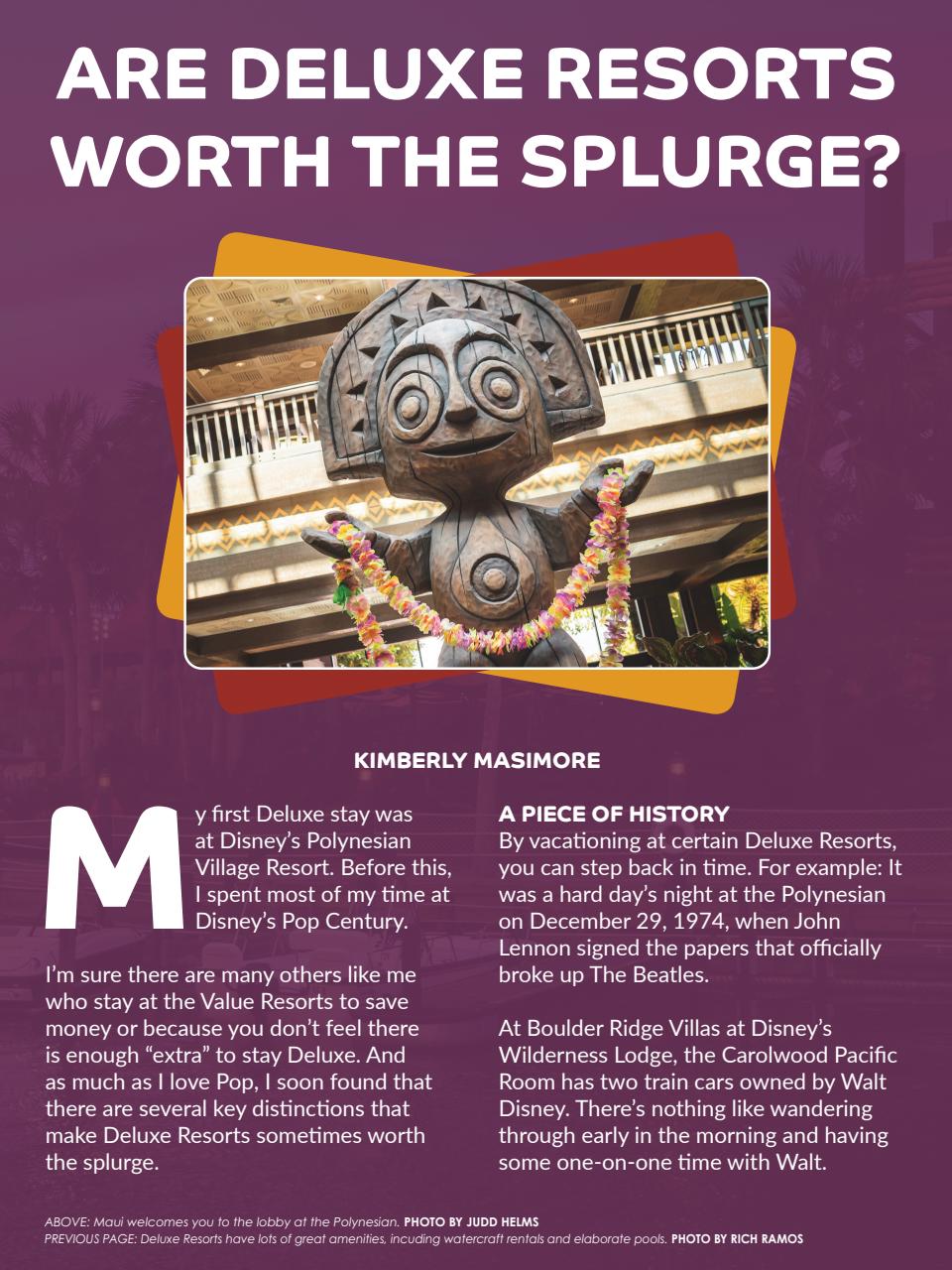 WDW Magazine Preview Pages