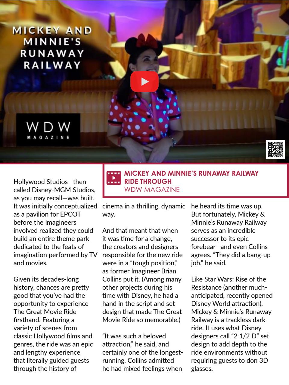 WDW Magazine Preview Pages