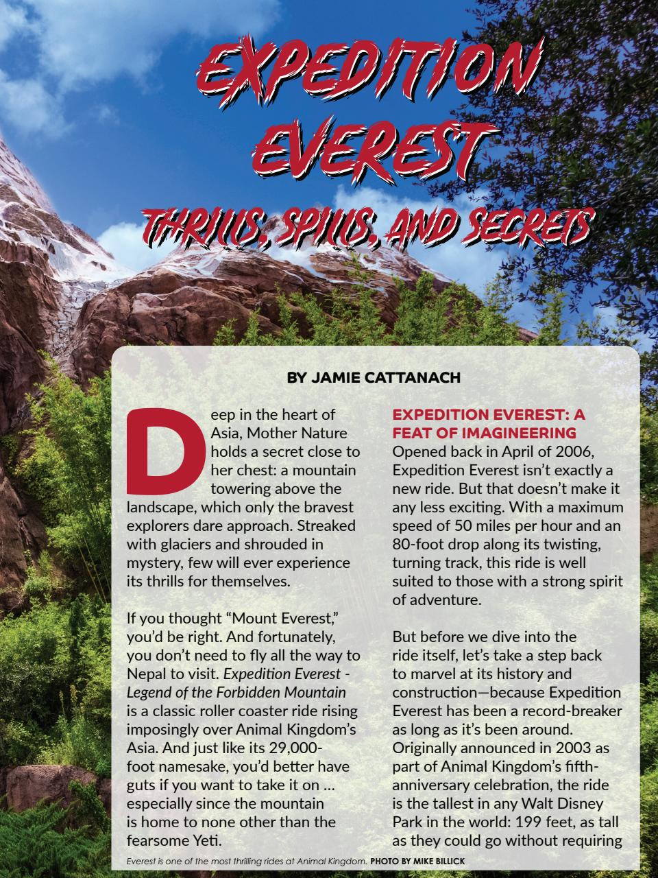 WDW Magazine Preview Pages
