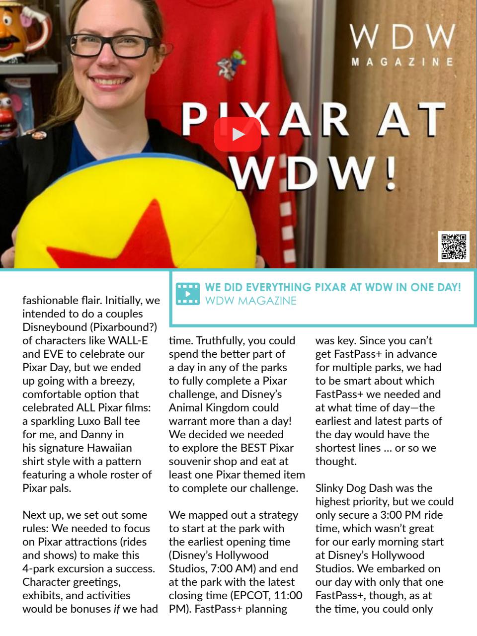 WDW Magazine Preview Pages