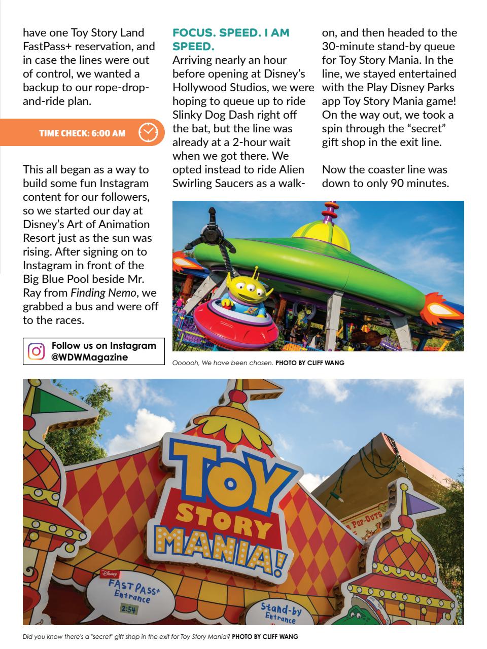 WDW Magazine Preview Pages