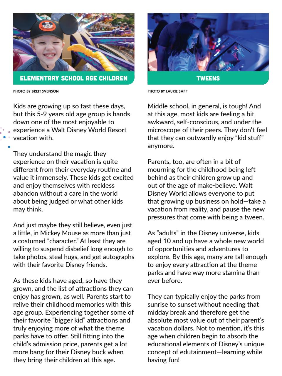 WDW Magazine Preview Pages