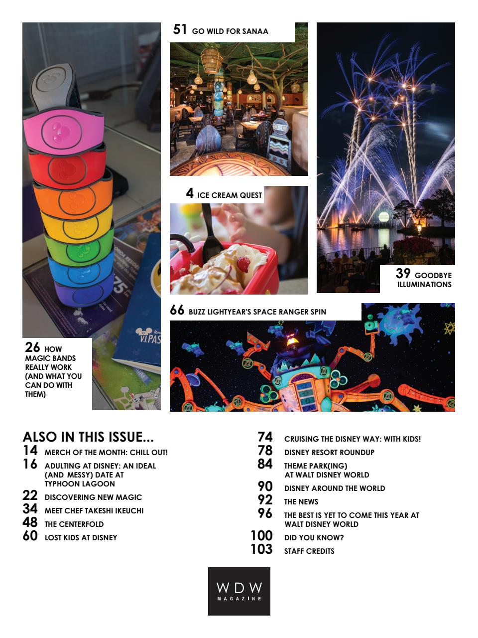 WDW Magazine Preview Pages