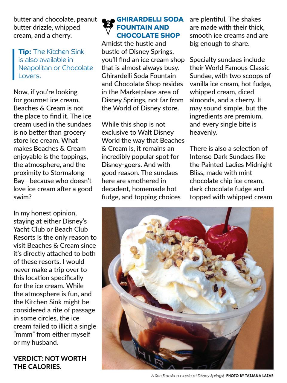 WDW Magazine Preview Pages