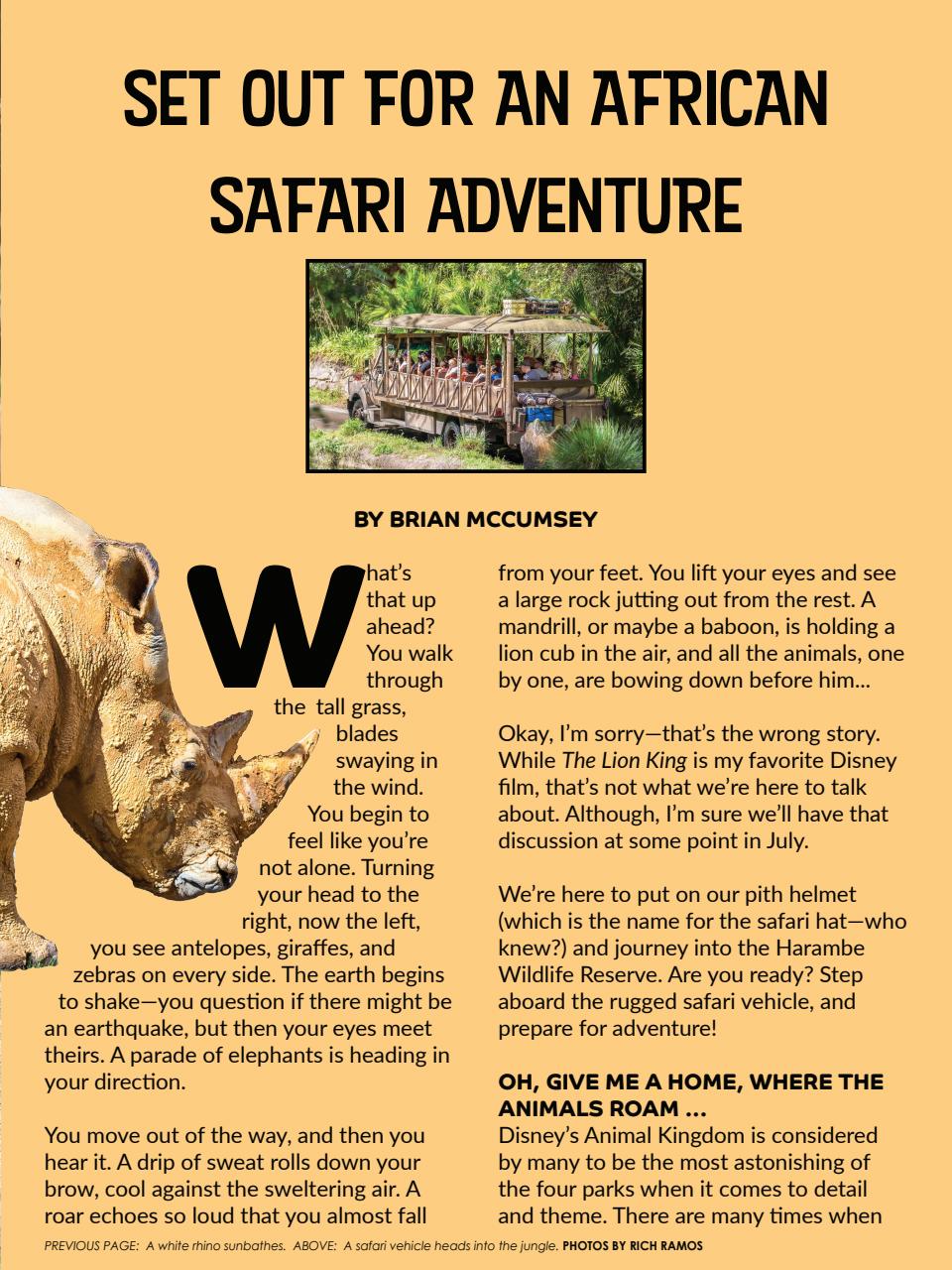 WDW Magazine Preview Pages
