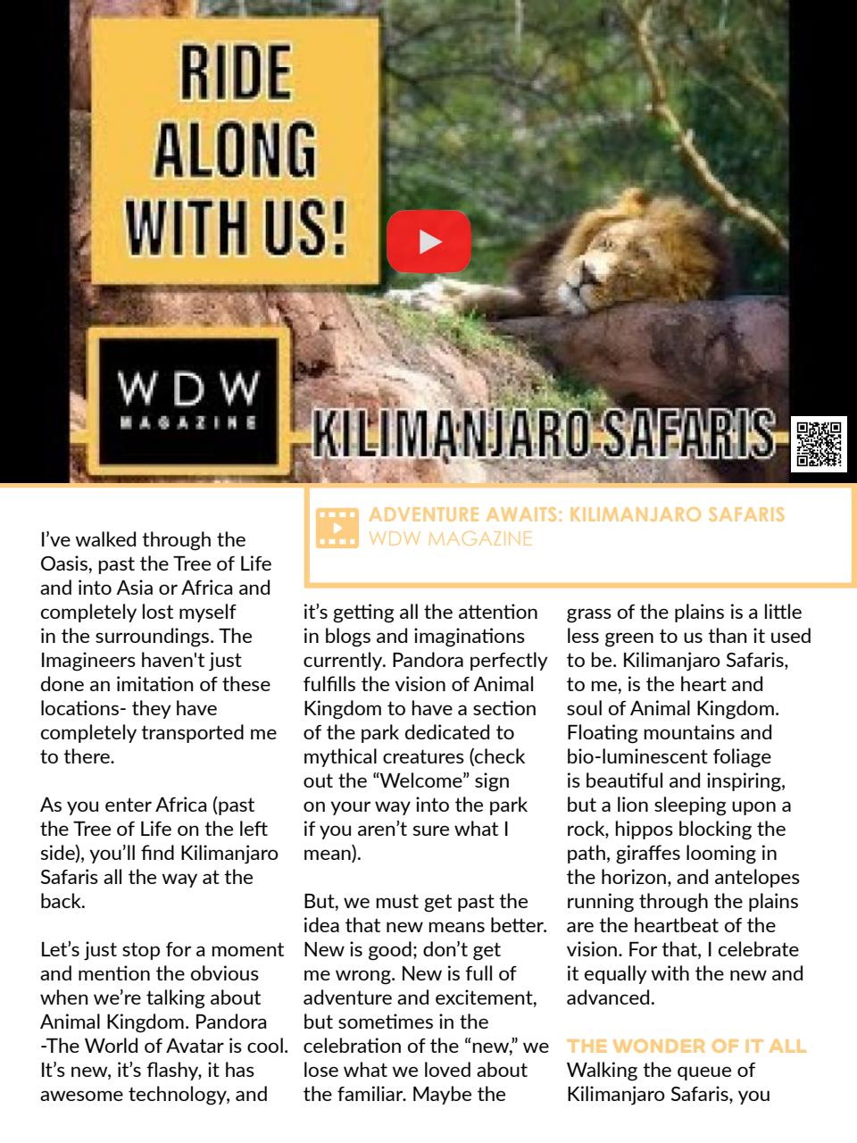 WDW Magazine Preview Pages