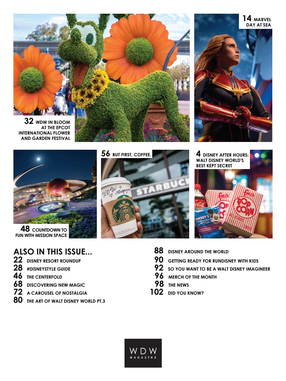 WDW Magazine Preview Pages