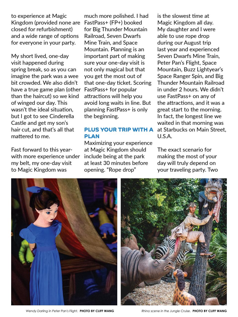 WDW Magazine Preview Pages