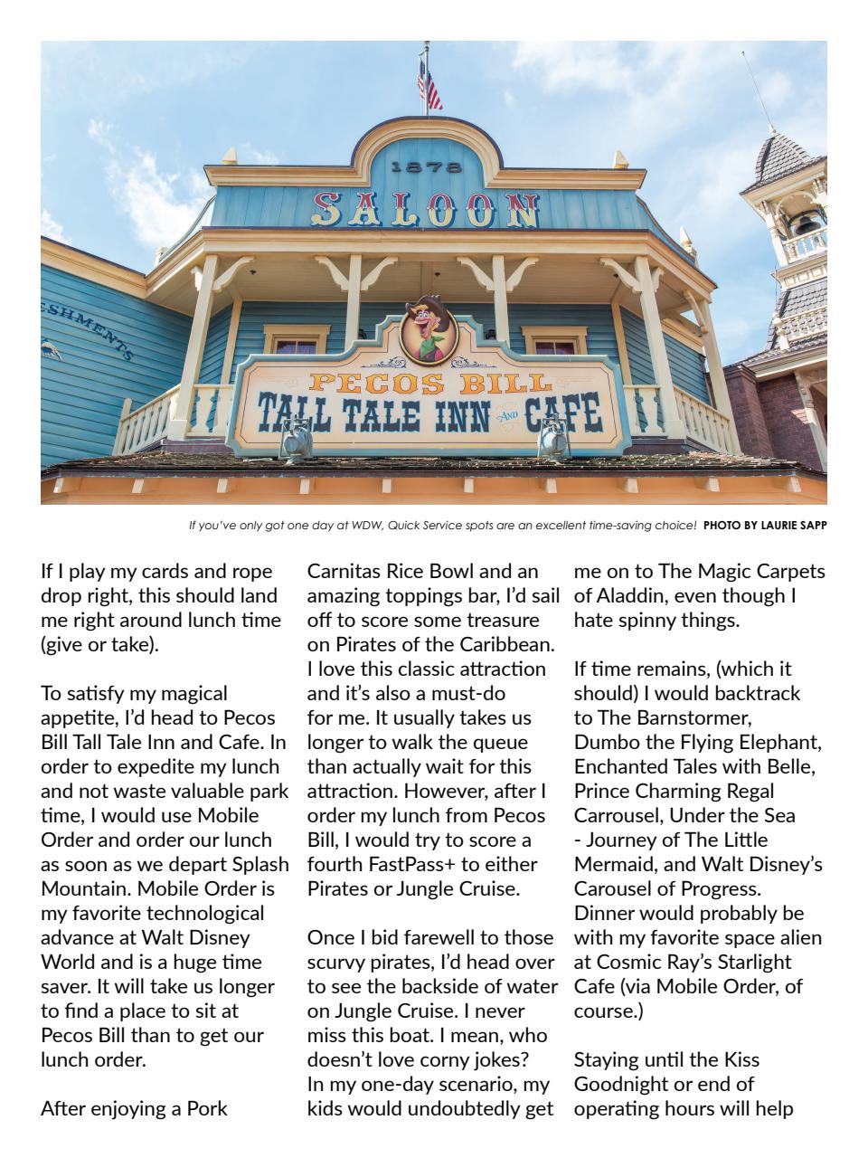WDW Magazine Preview Pages