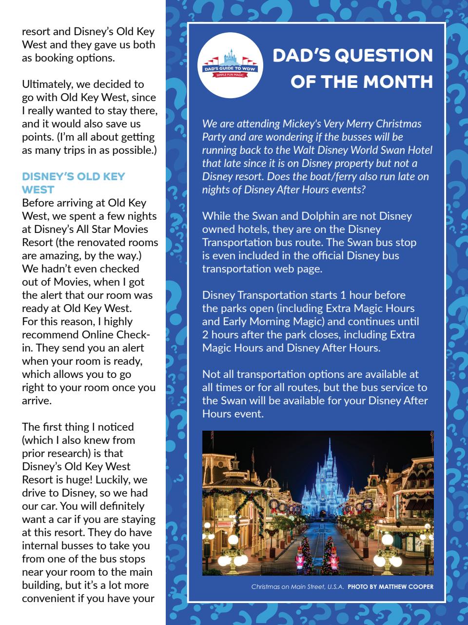 WDW Magazine Preview Pages