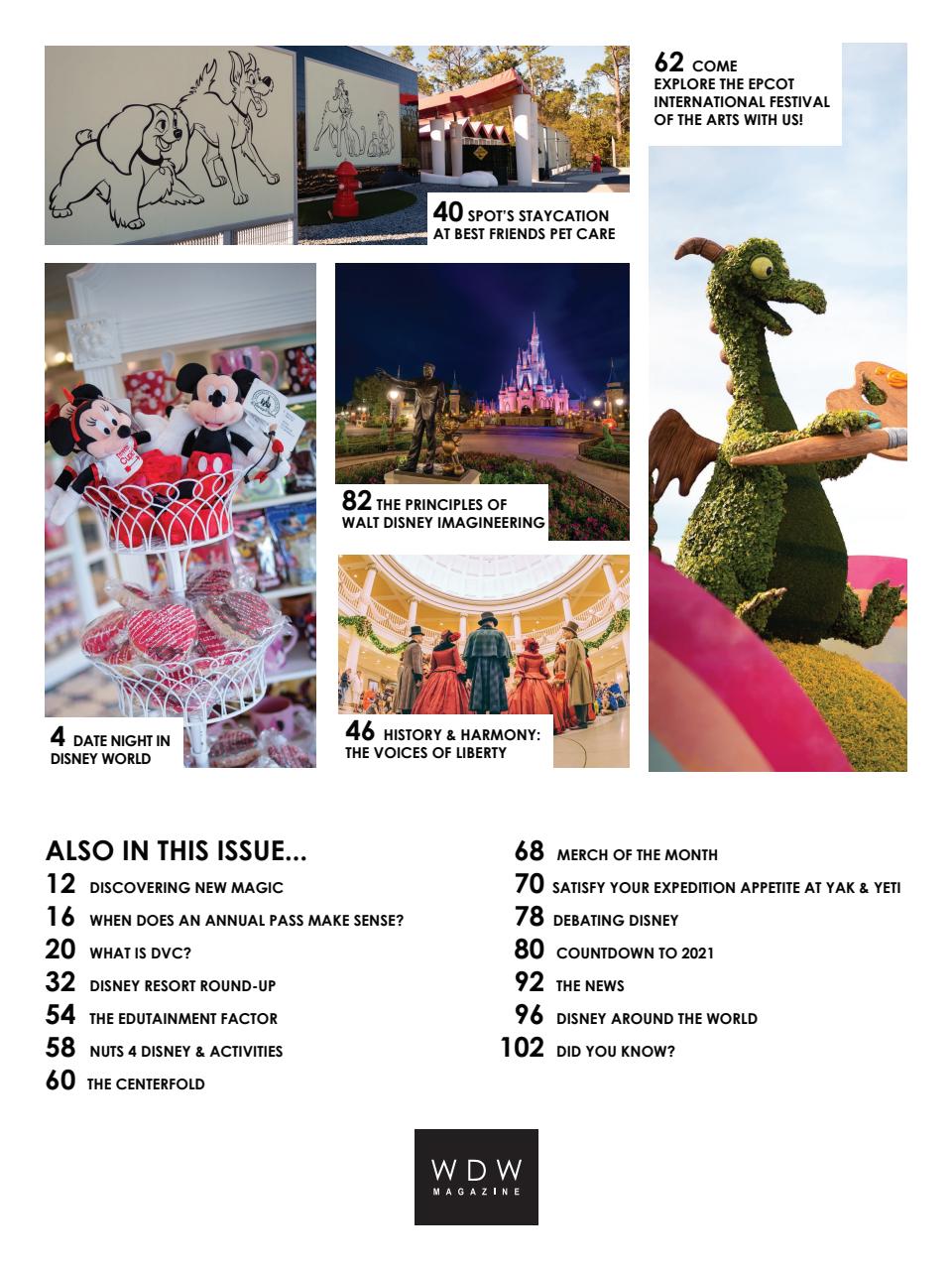WDW Magazine Preview Pages