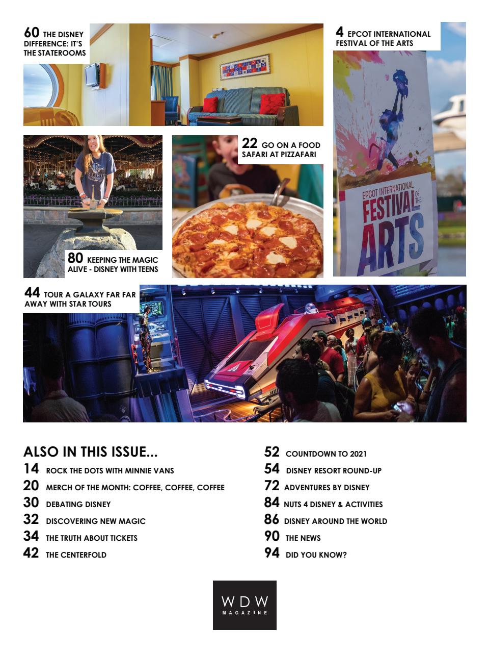 WDW Magazine Preview Pages