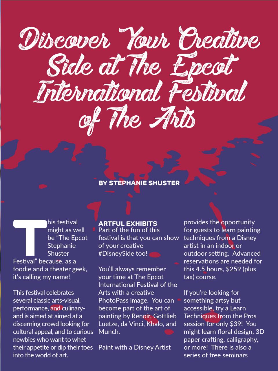 WDW Magazine Preview Pages