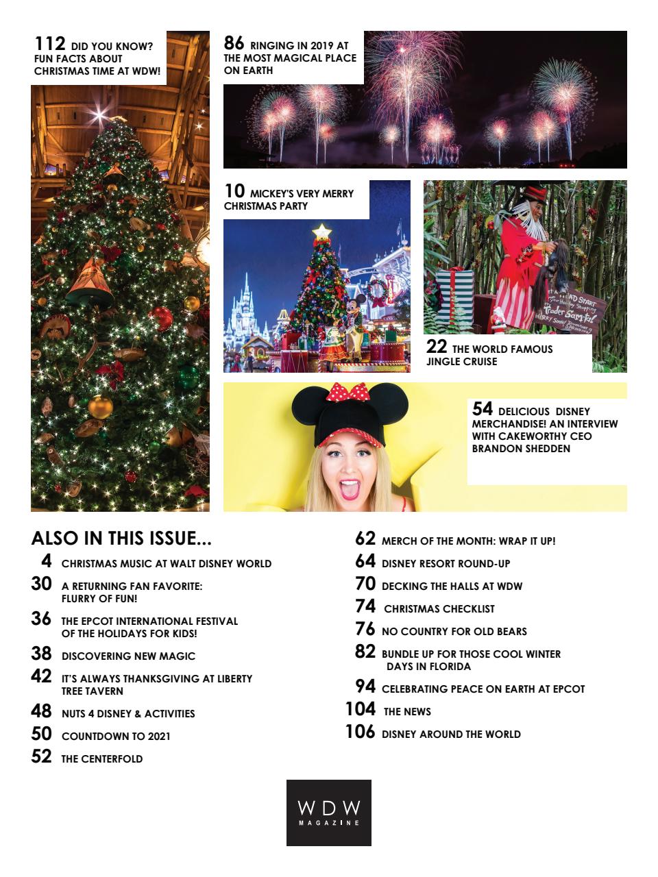 WDW Magazine Preview Pages