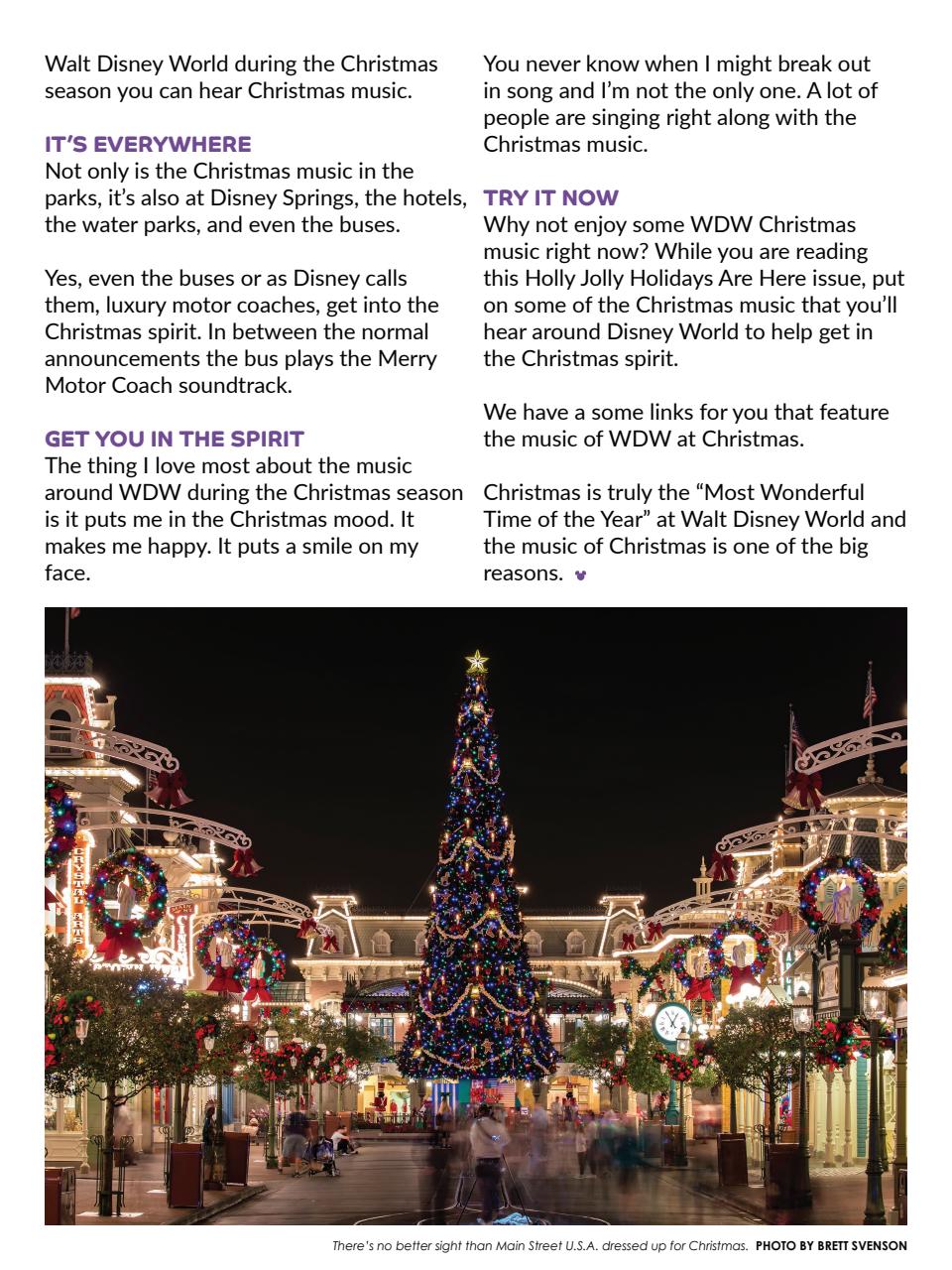 WDW Magazine Preview Pages