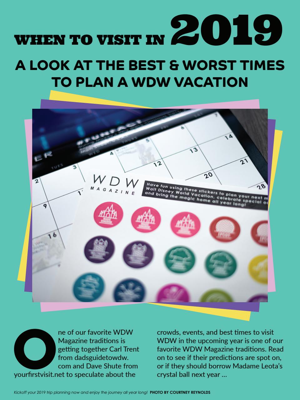 WDW Magazine Preview Pages