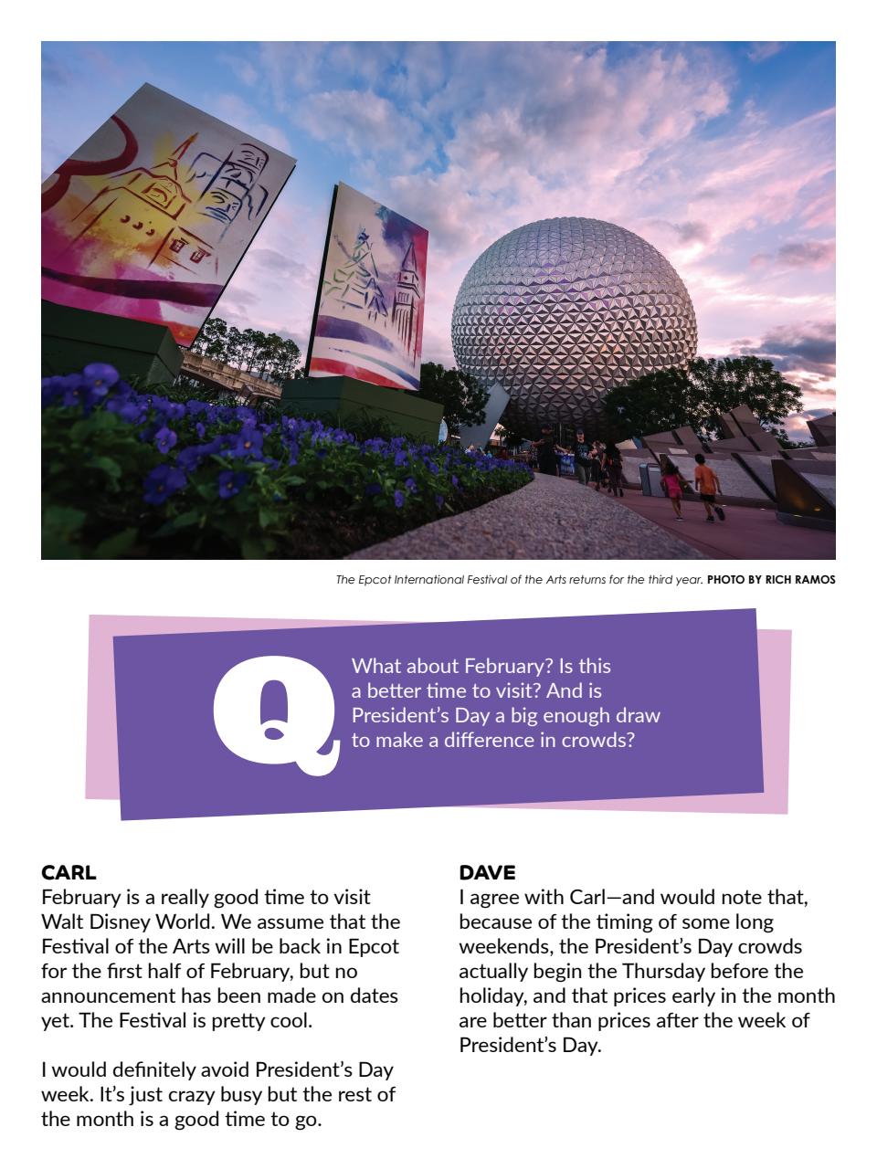 WDW Magazine Preview Pages