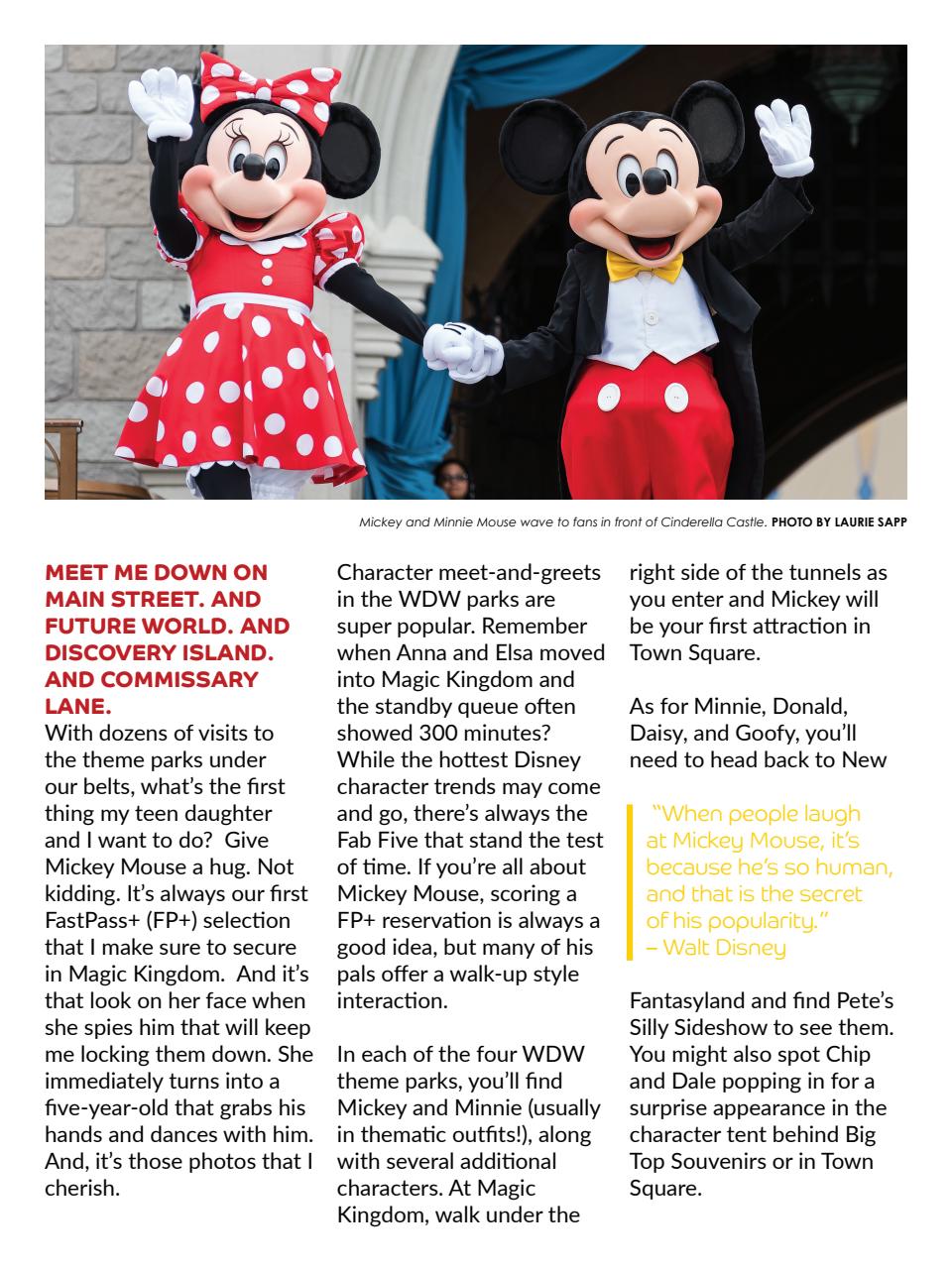 WDW Magazine Preview Pages