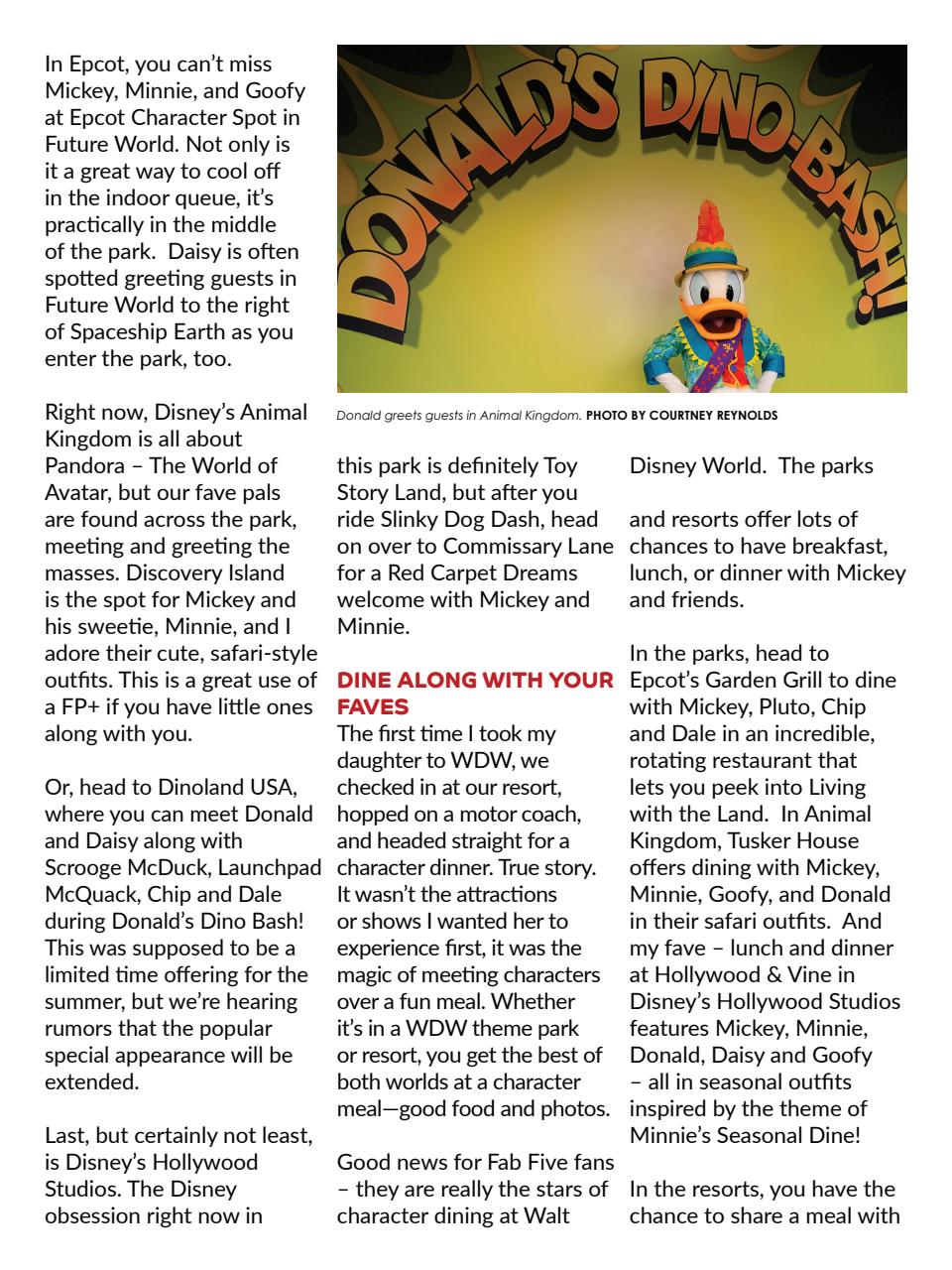 WDW Magazine Preview Pages