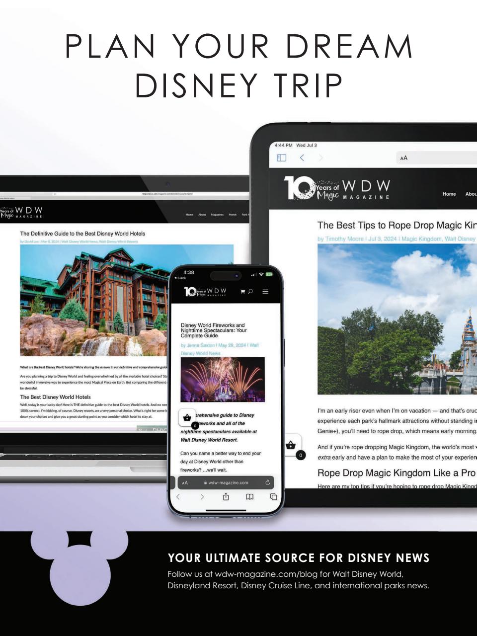 WDW Magazine Preview Pages