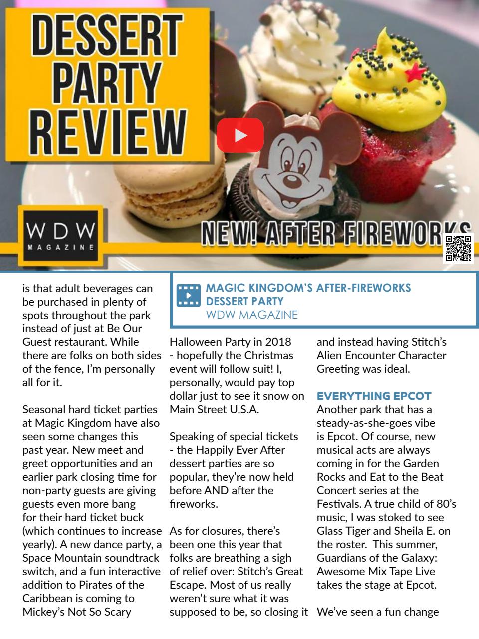 WDW Magazine Preview Pages