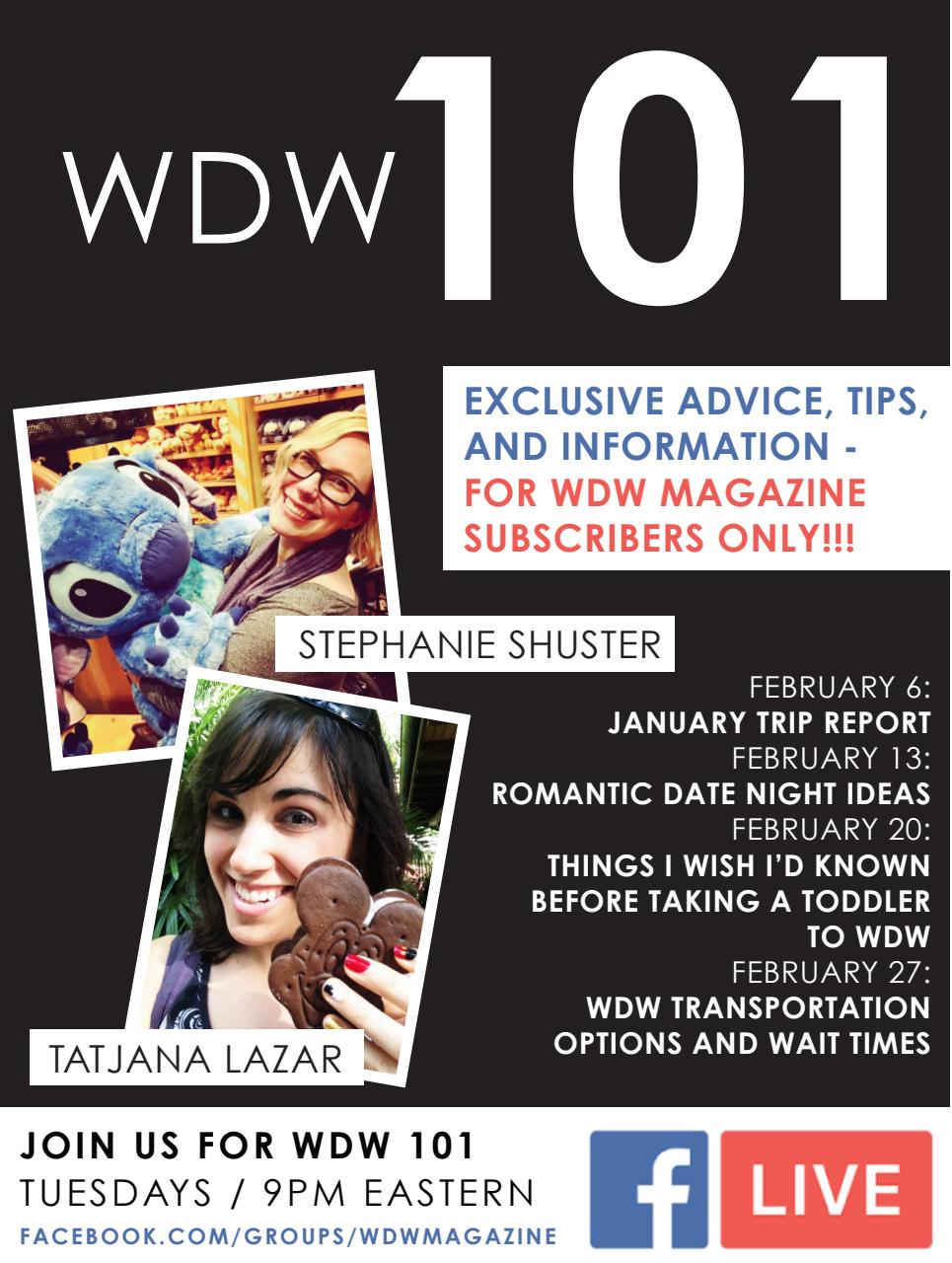 WDW Magazine Preview Pages