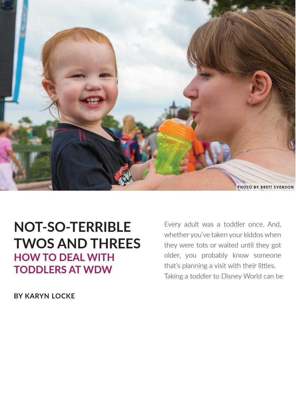 WDW Magazine Preview Pages
