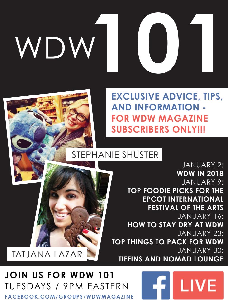 WDW Magazine Preview Pages